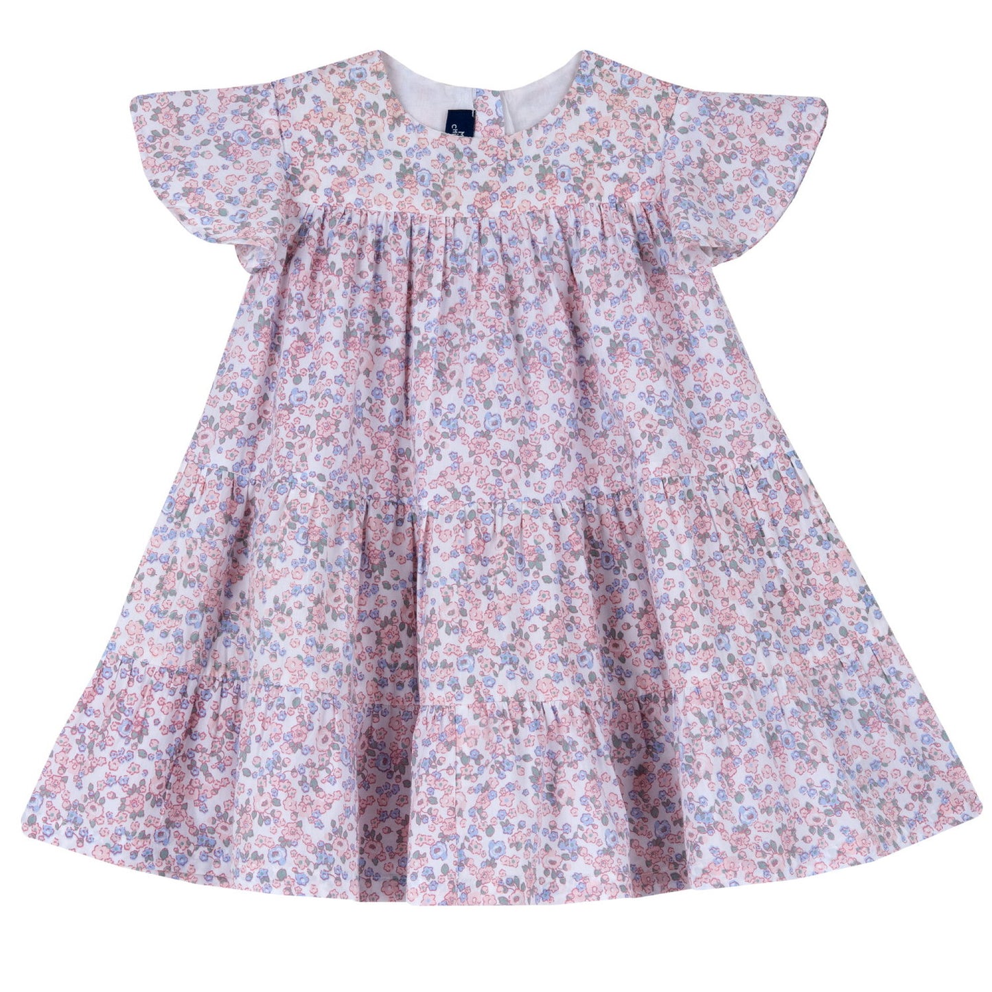 Robe à fleurs roses