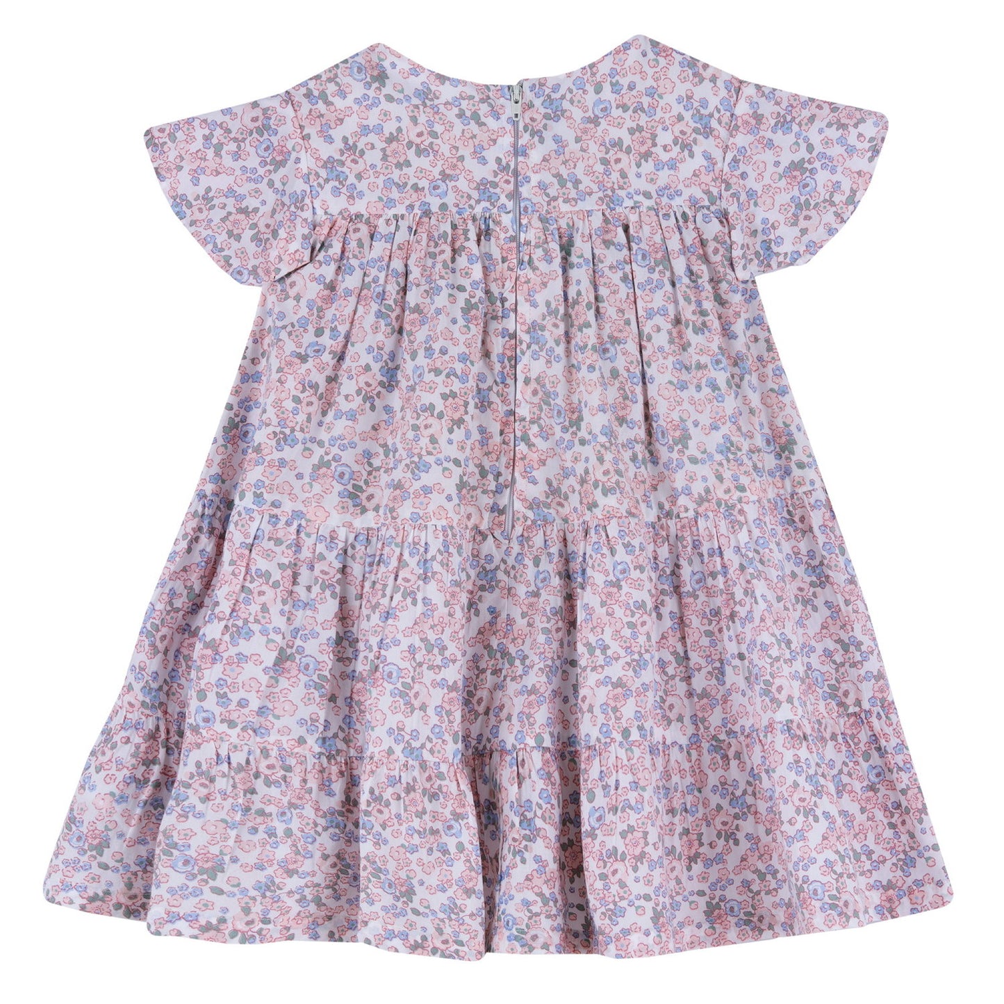 Robe à fleurs roses