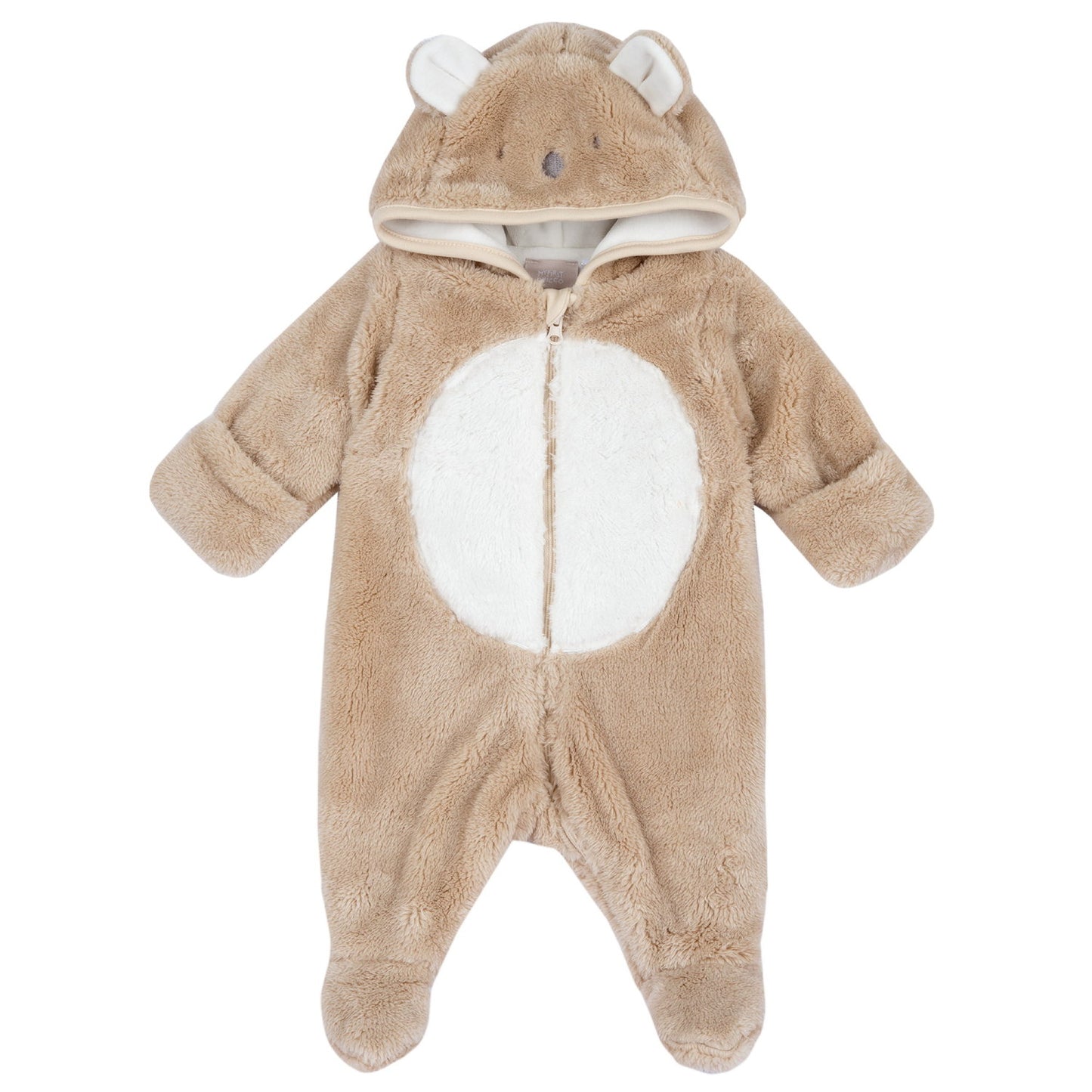 Pyjama en fourrure taupe