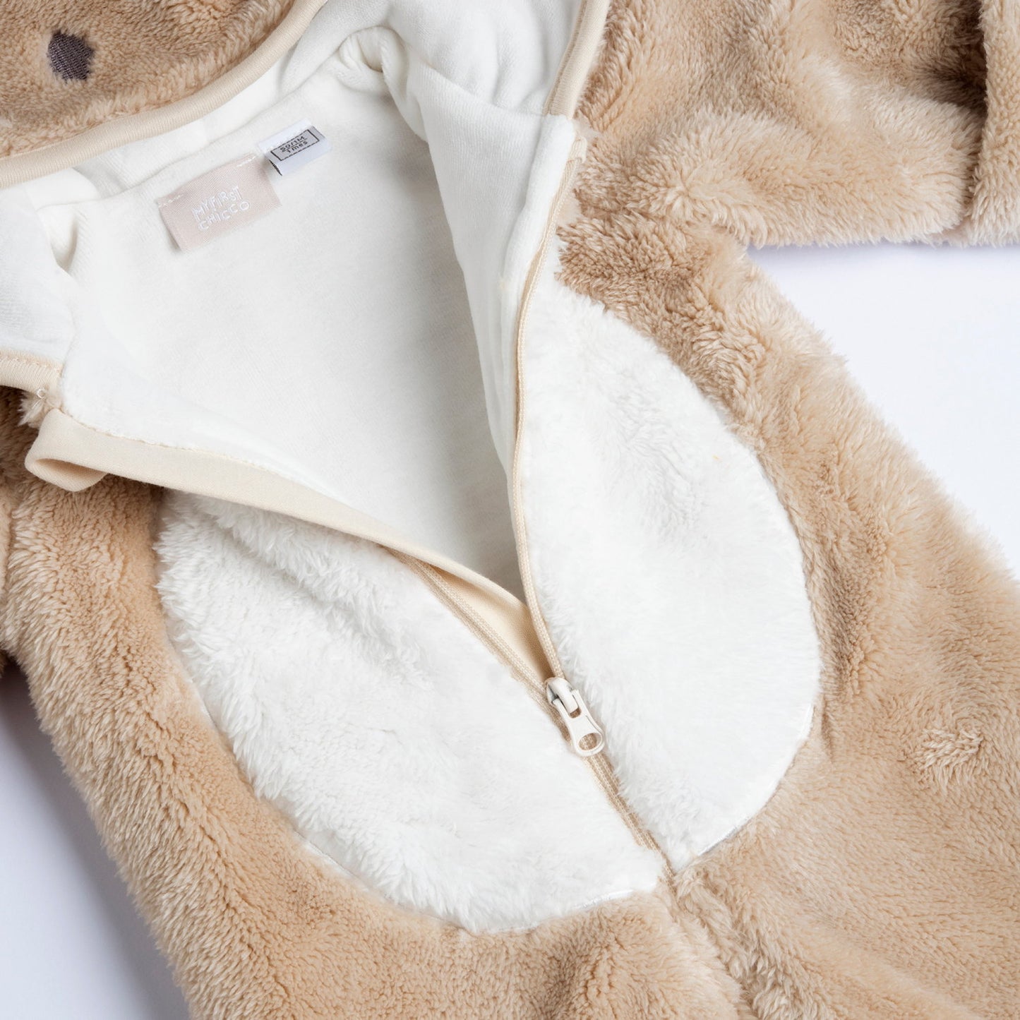 Pyjama en fourrure taupe