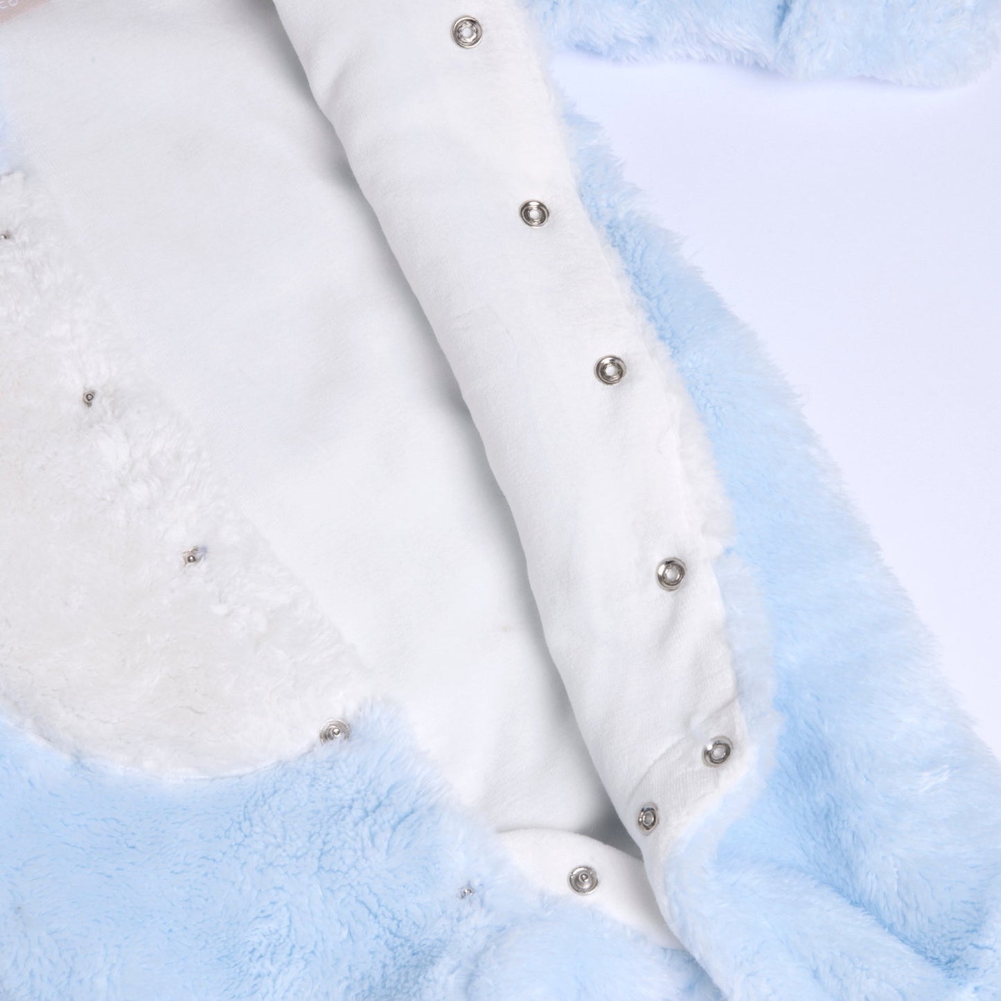 Pyjama en fourrure bleu