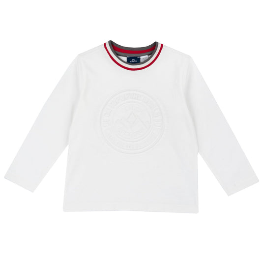 T-shirt manches longues blanc