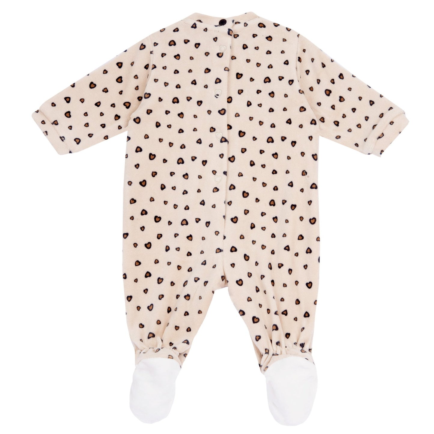 Pyjama beige léopard