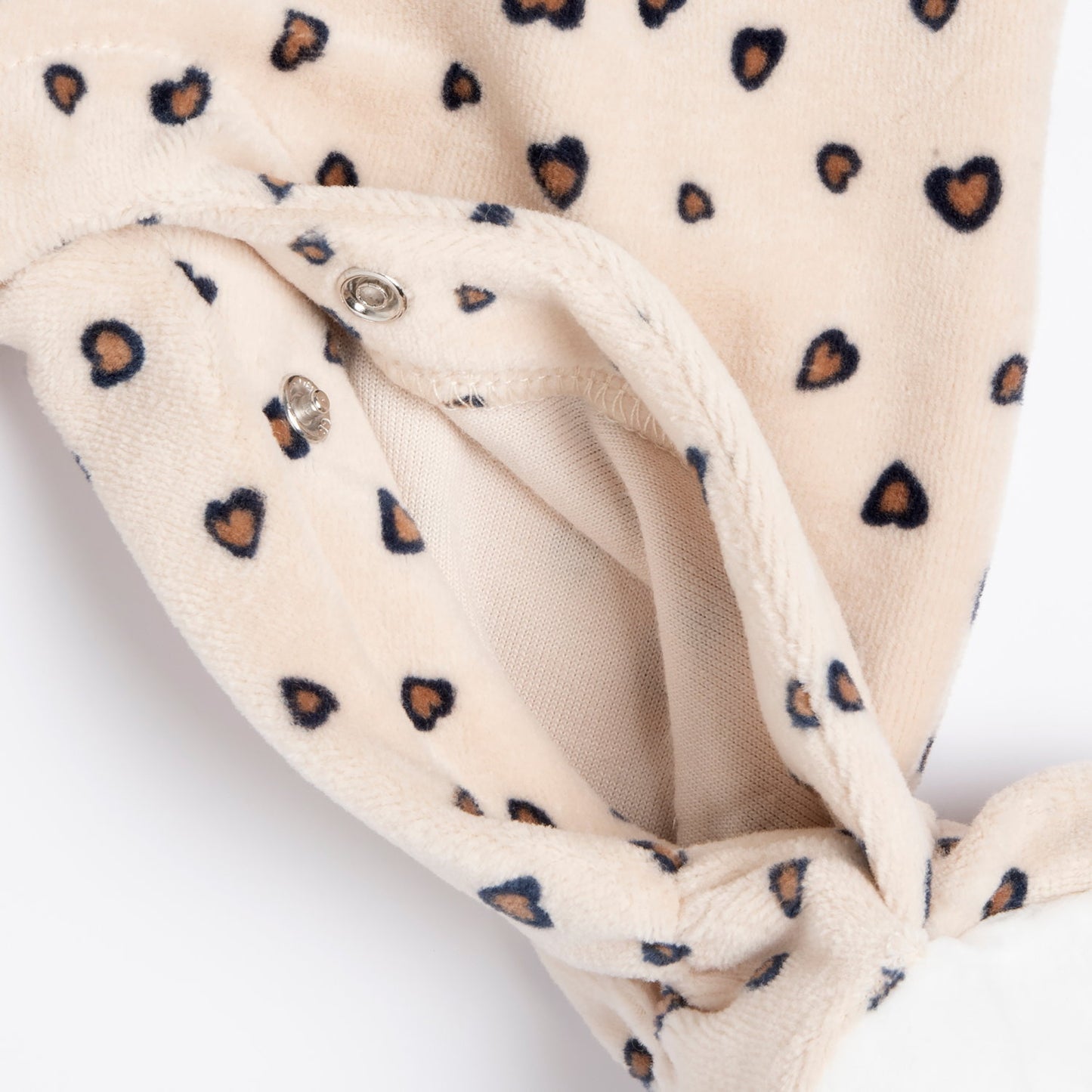 Pyjama beige léopard