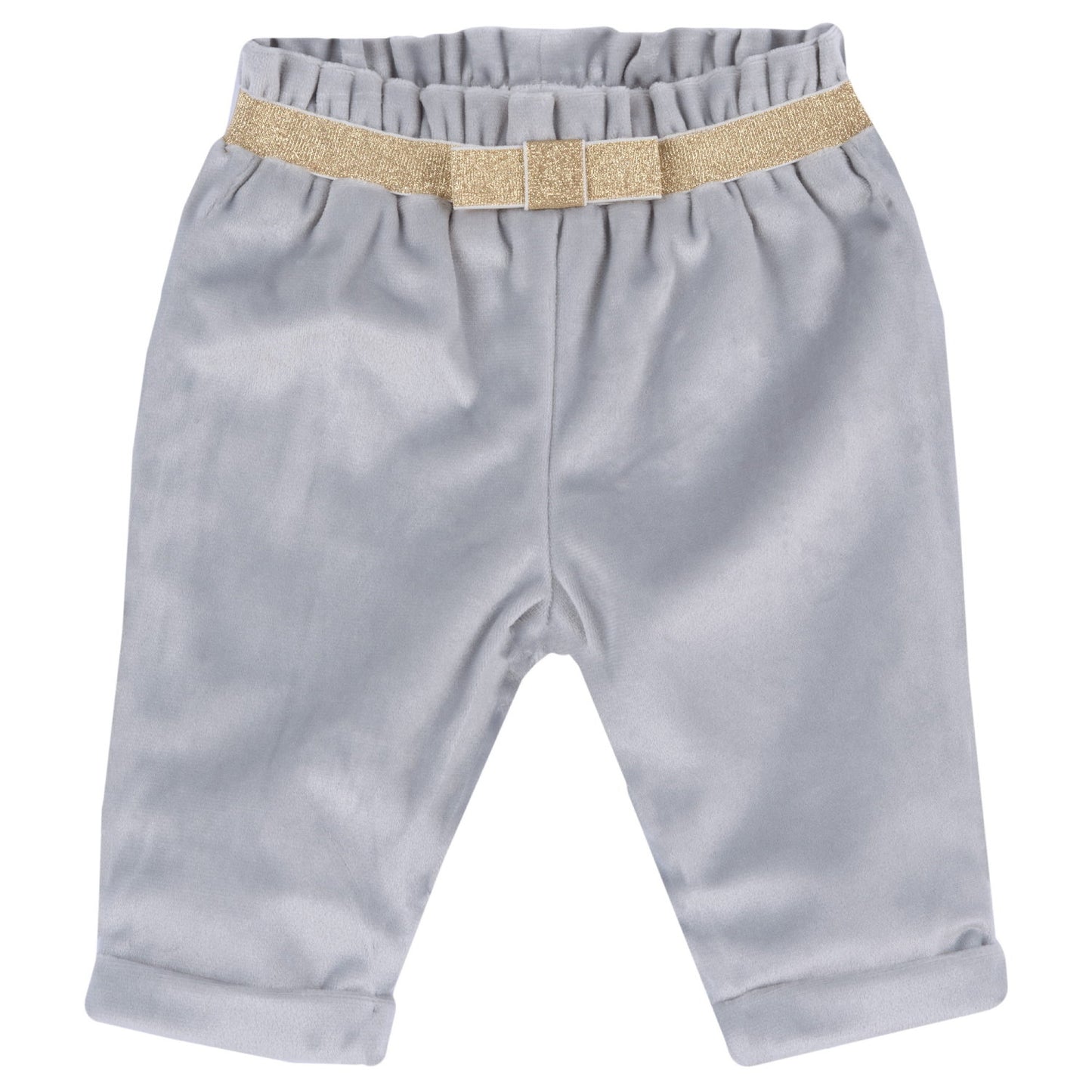 pantalon gris en velours