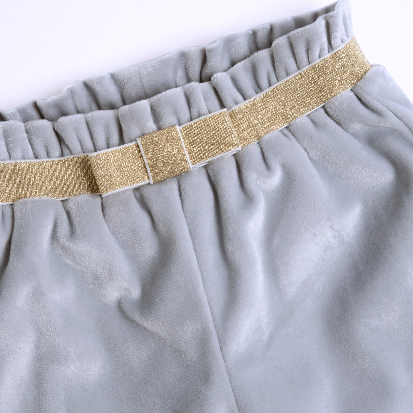 pantalon gris en velours