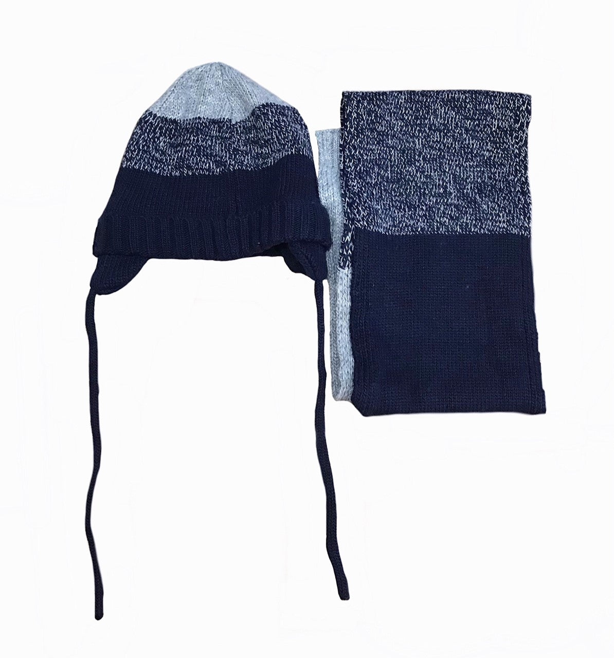 Echarpe et bonnet tricolore