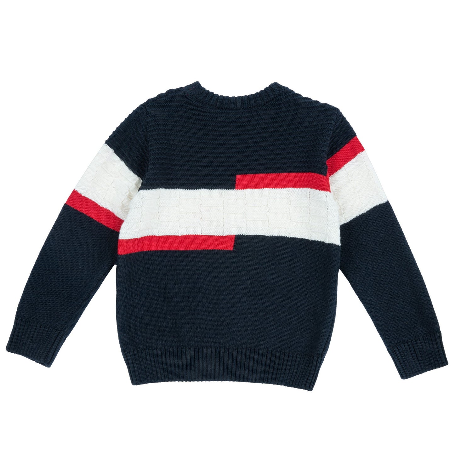 Pullover tricolore