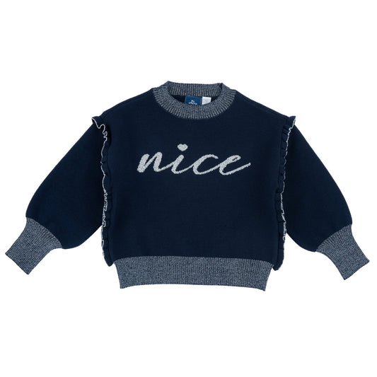 Pullover bleu foncé