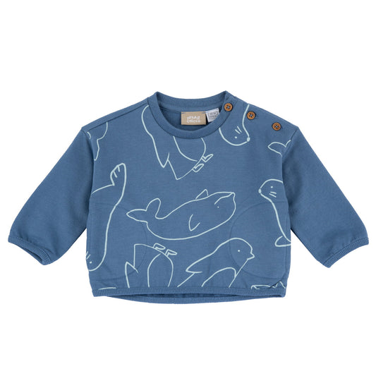 Pullover bleu