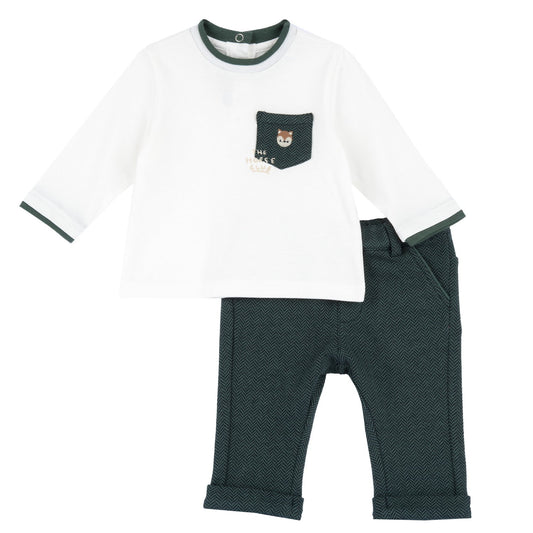 Ensemble blanc et vert