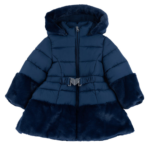 Doudoune bleu foncé