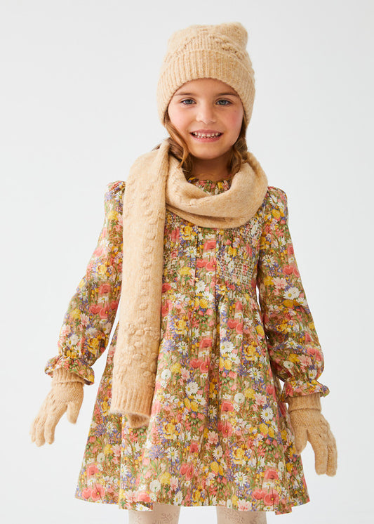 Bonnet, gants, écharpe