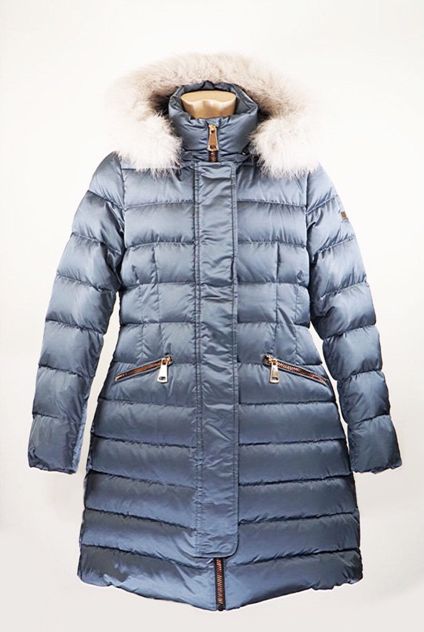 Doudoune bleue claire