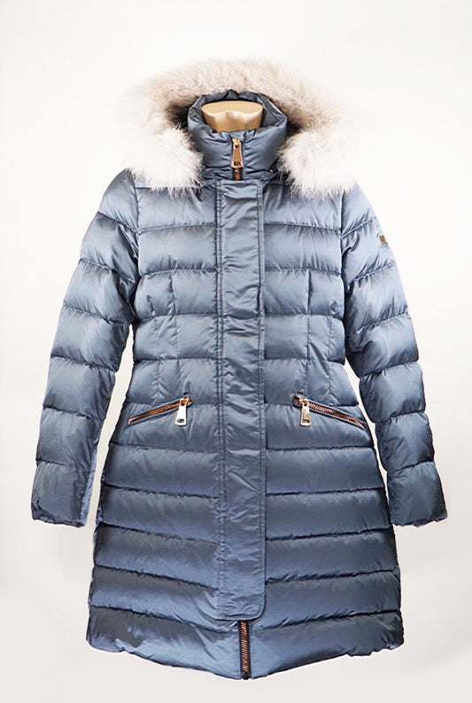 Doudoune bleue claire