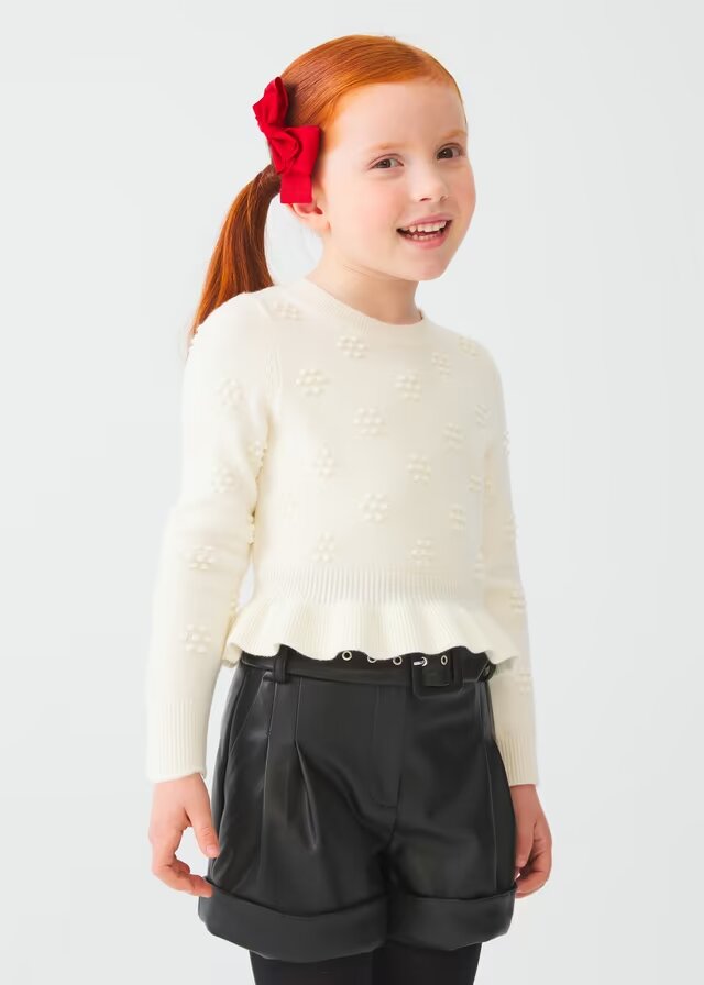Pullover blanc