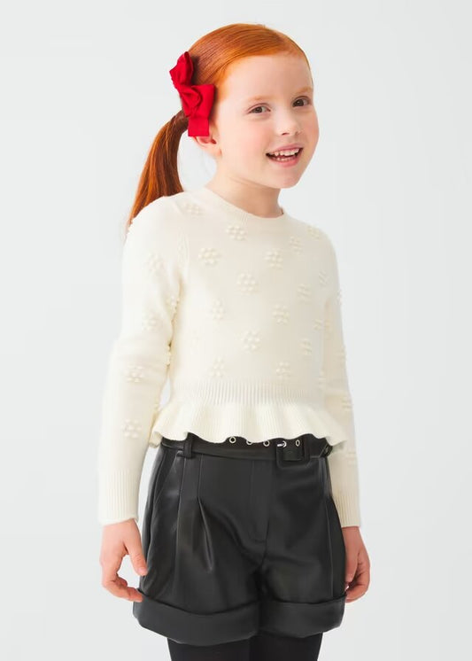 Pullover blanc