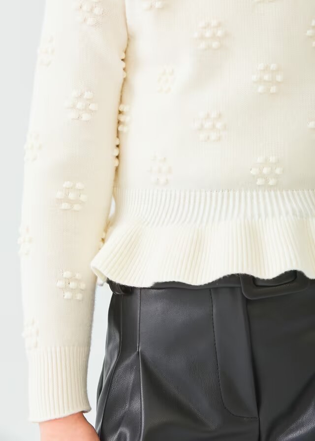 Pullover blanc