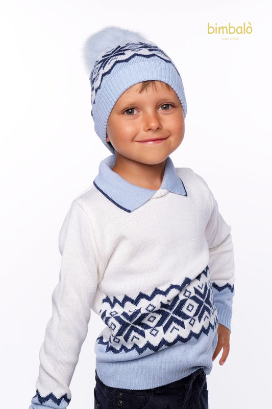 Pullover bleu
