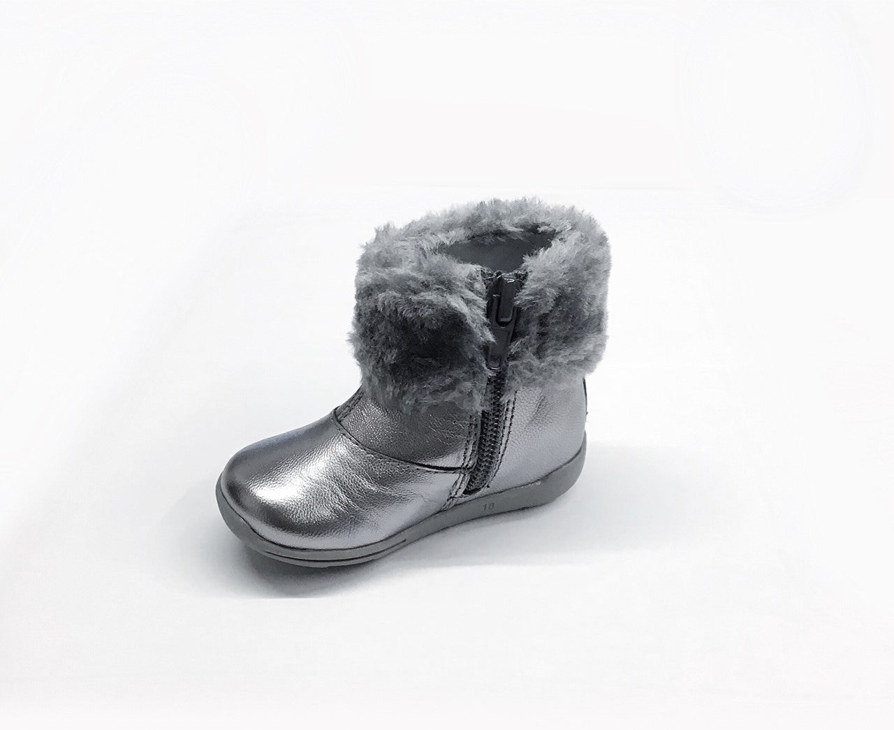 Bottines argentées
