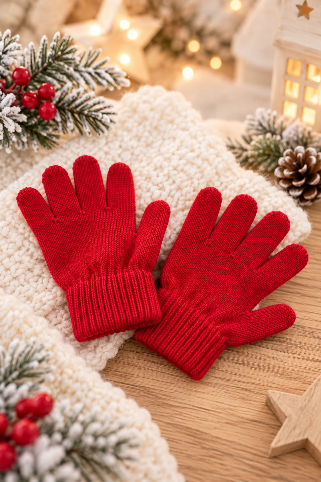 Gants rouges