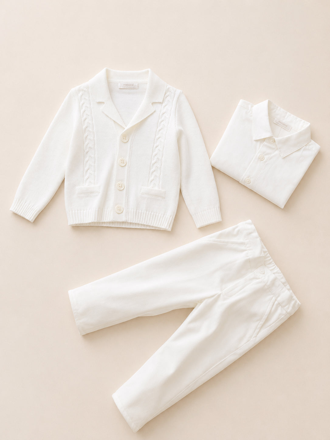 Ensemble 3 pièces blanc