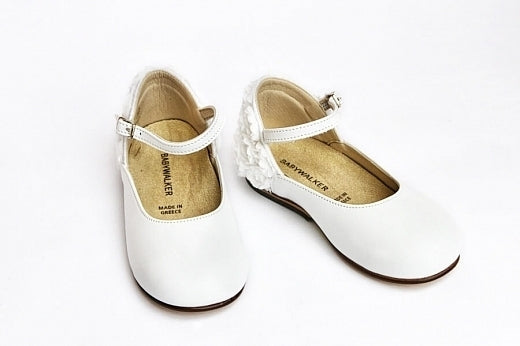 Ballerines cuir blanc