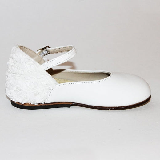 Ballerines cuir blanc