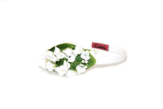 Serre-tête blanc