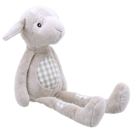 Mouton à carreaux gris
