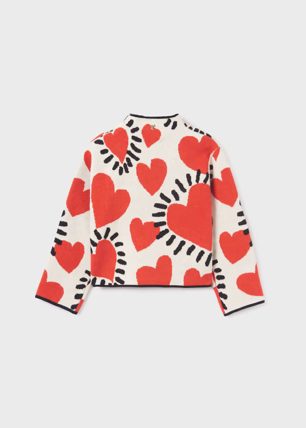 Pull à cœurs
