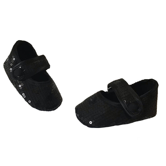 Ballerines noires à paillettes