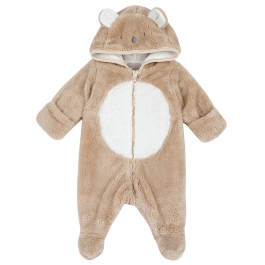 Pyjama en fourrure taupe