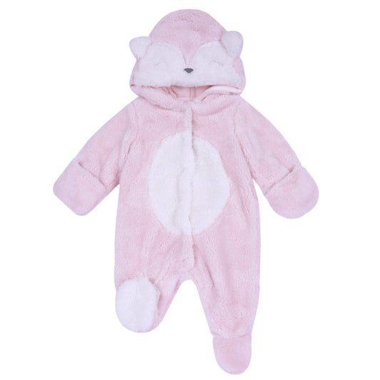 Pyjama en fourrure rose