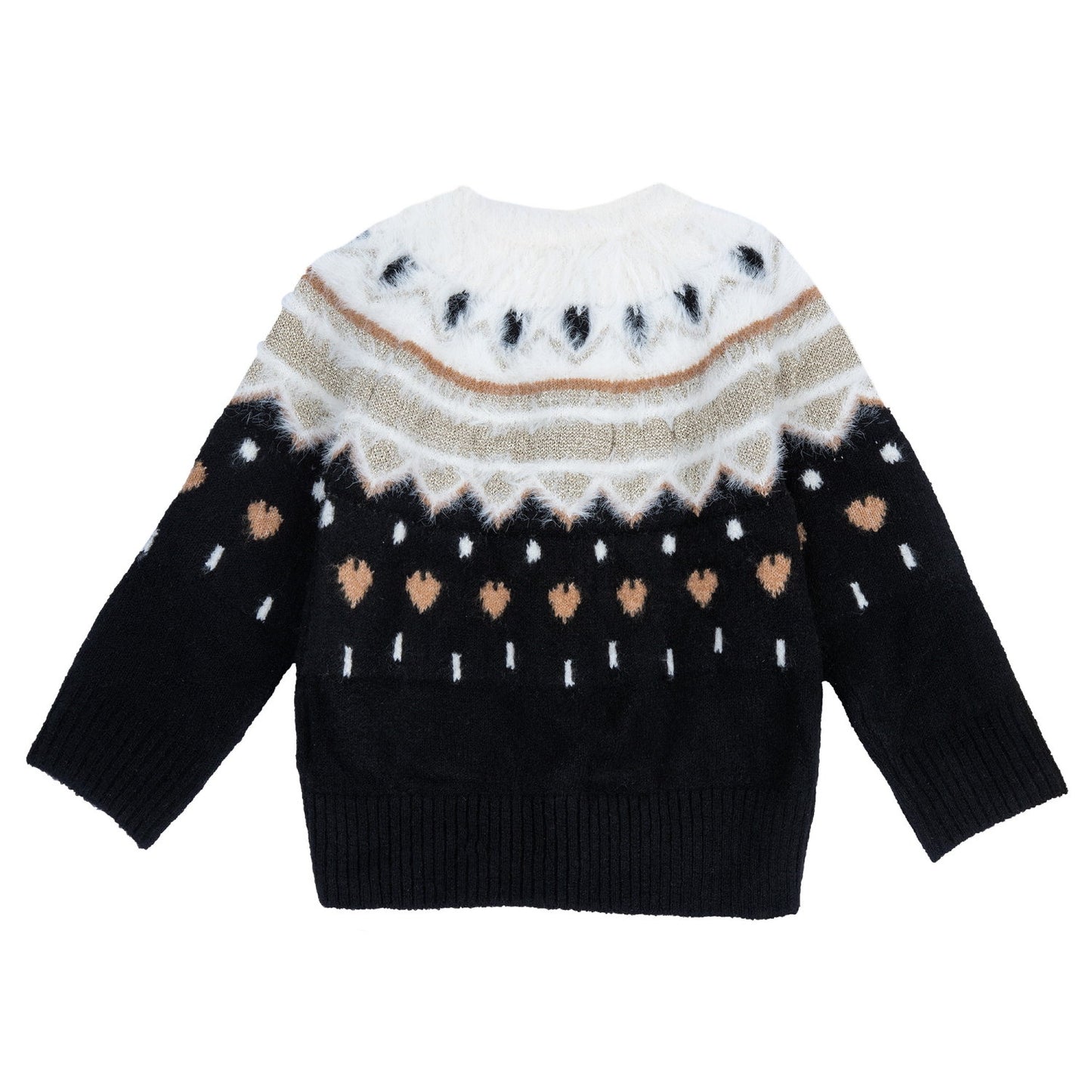 Cardigan noir et blanc