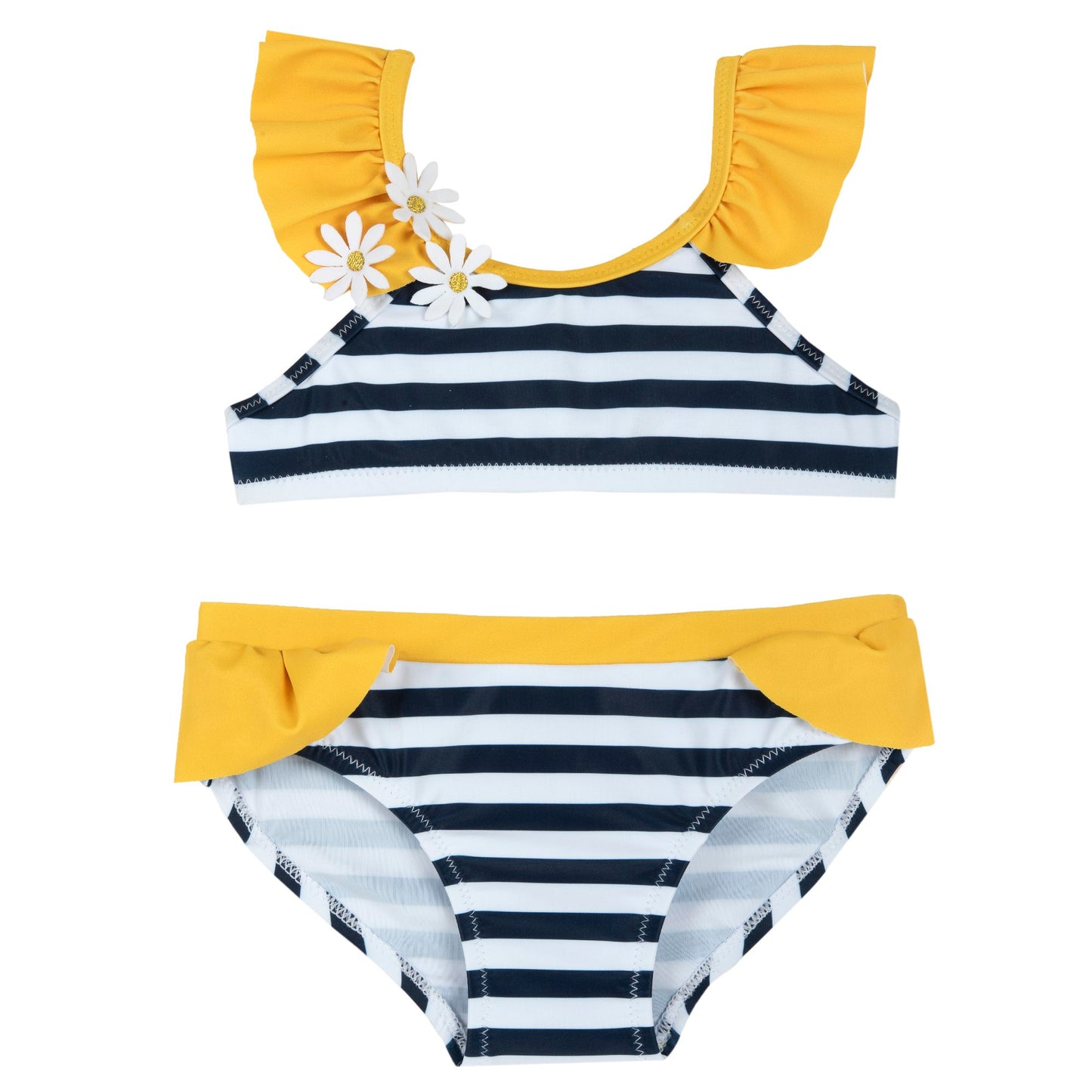 Maillot de bain rayé 2 pièces