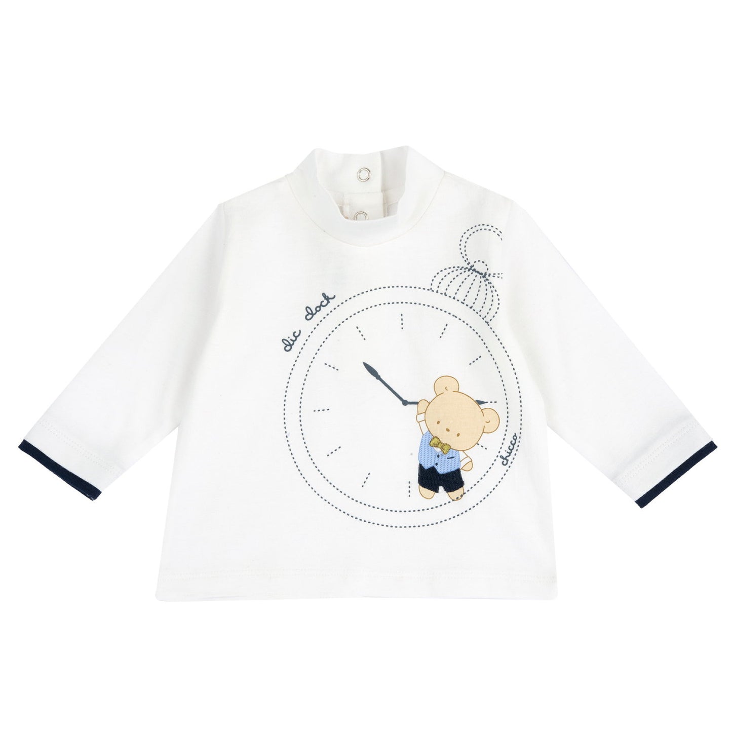 T-shirt à manches longues "clic clock"