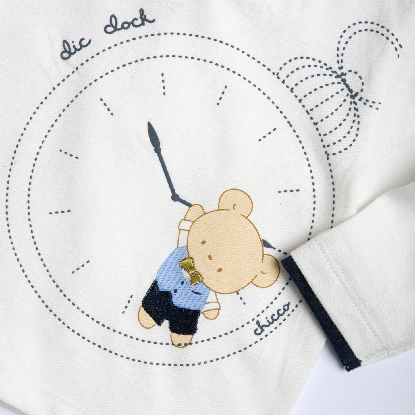 T-shirt à manches longues "clic clock"