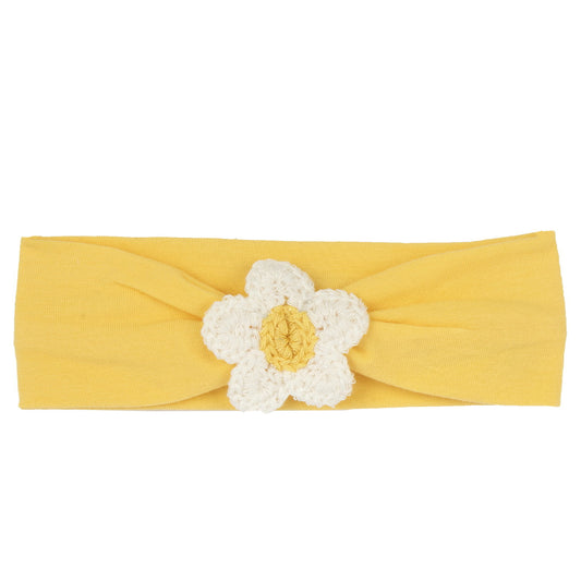 Bandeau jaune fleuri