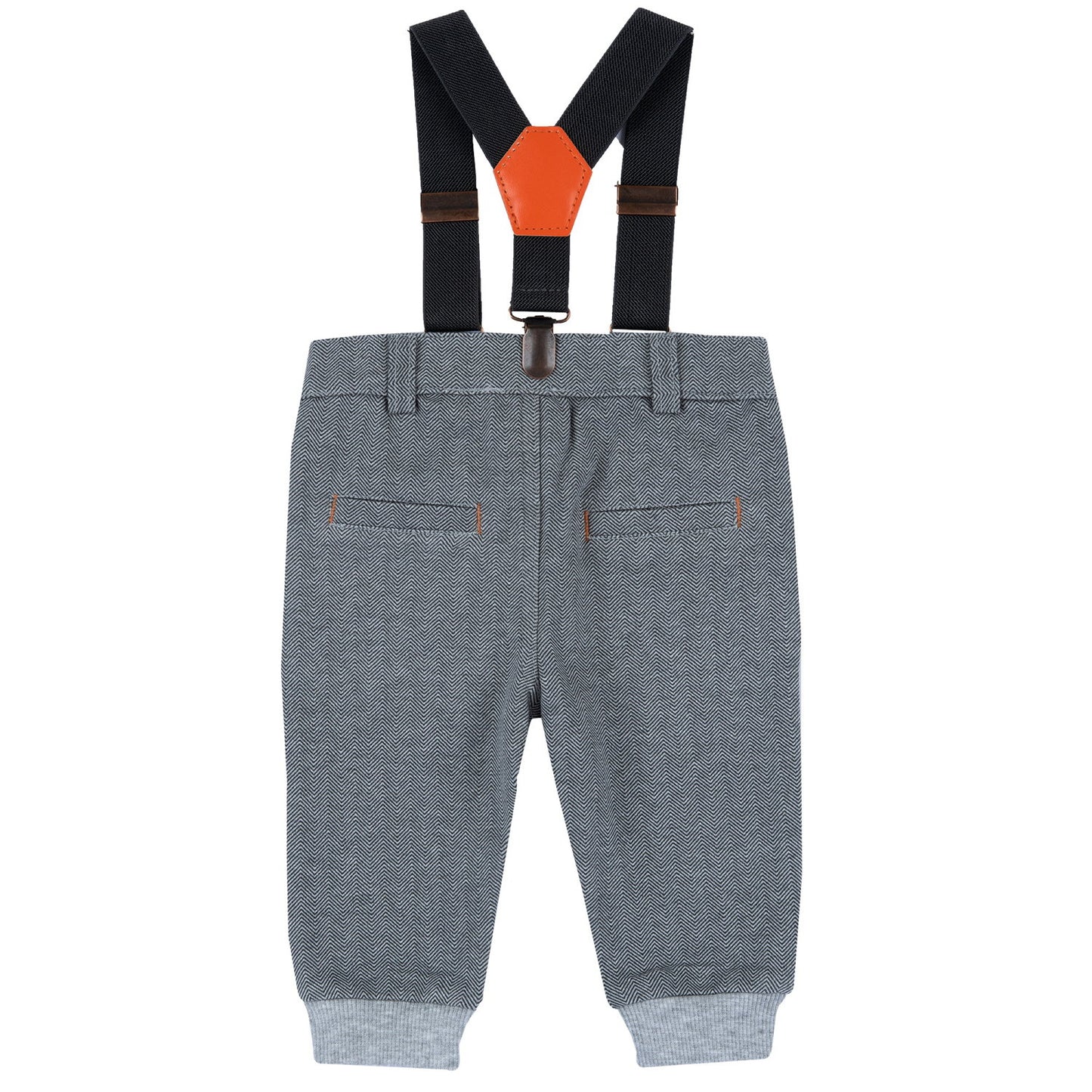 Pantalon à bretelles