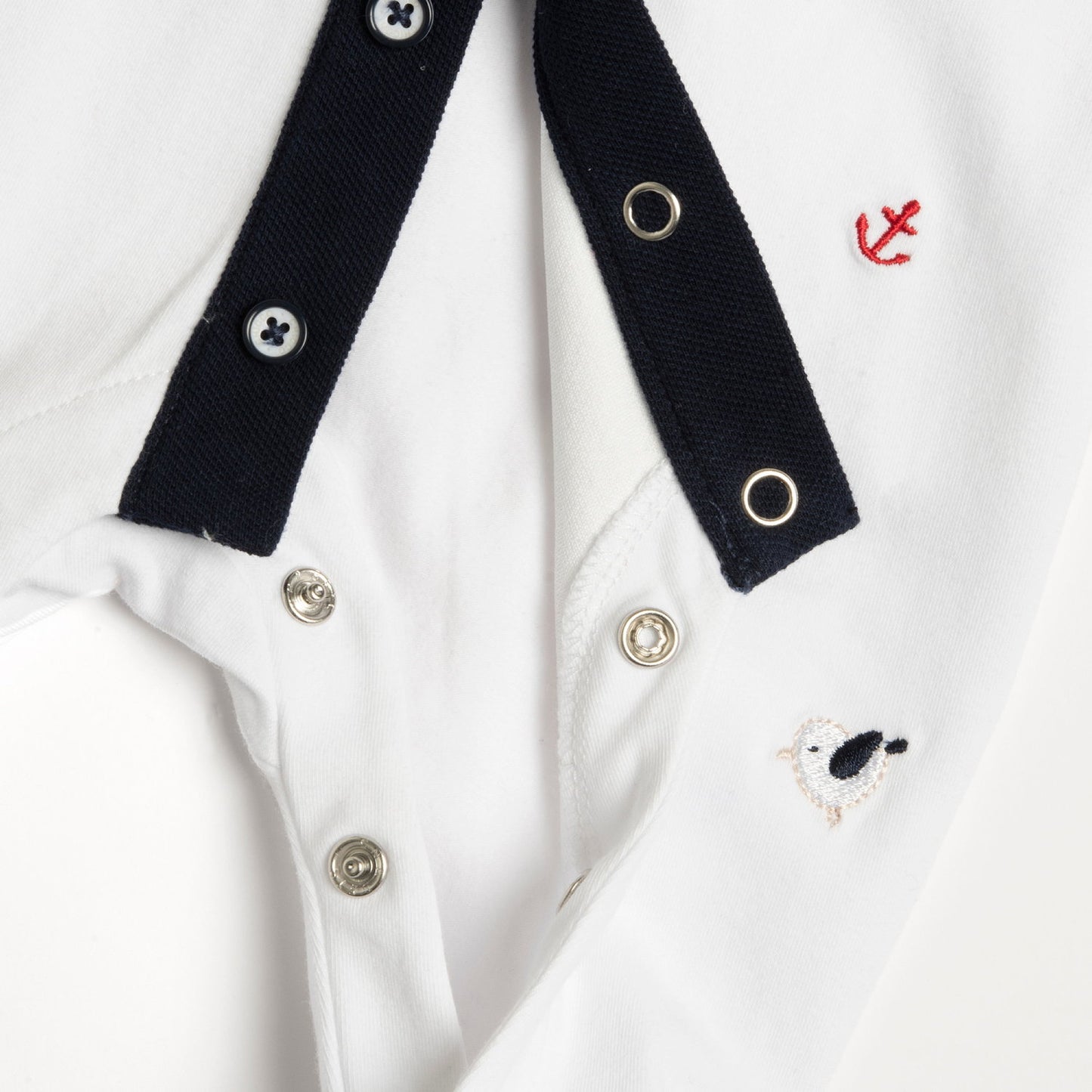 Pyjama blanc "mouettes"