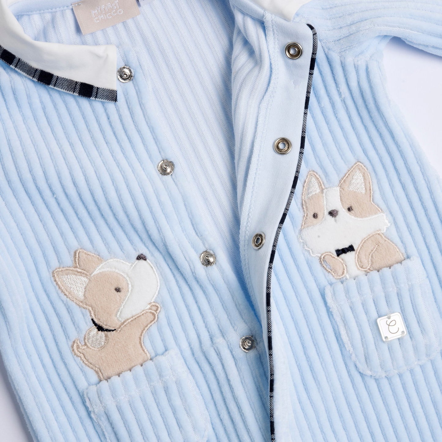 Pyjama bleu chiens