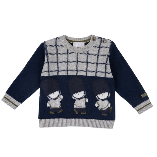 Pullover bleu marine