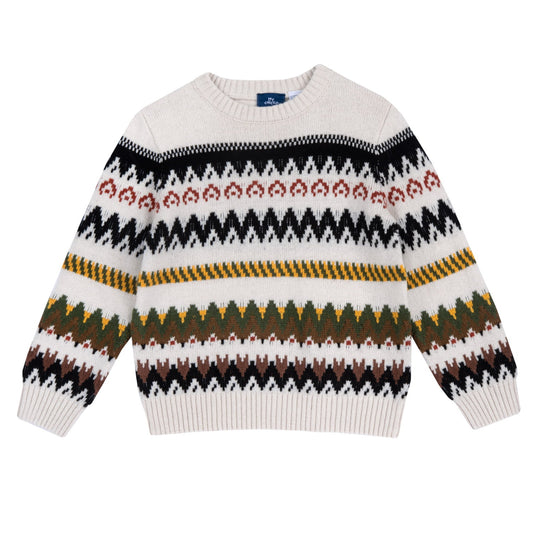 Pull beige en mailles