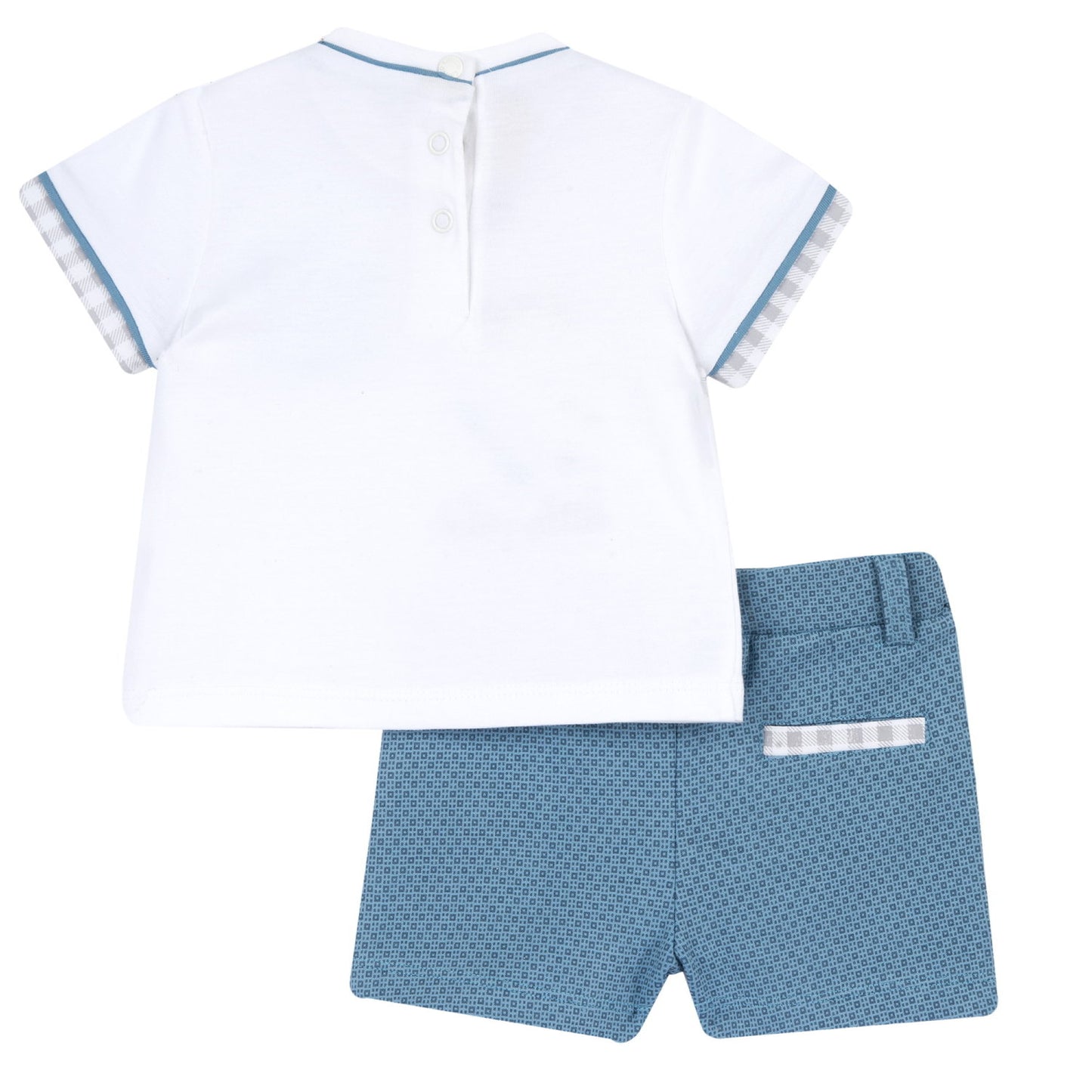 Ensemble blanc et bleu