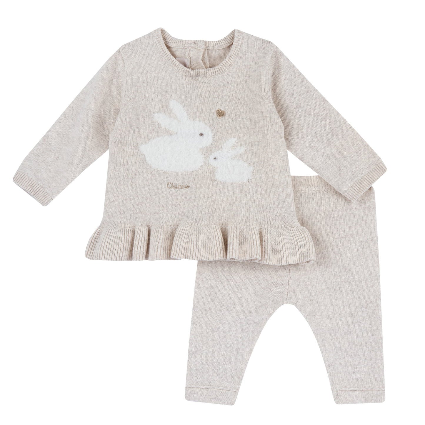 Ensemble beige "lapins"
