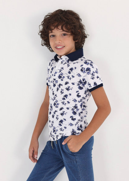Polo à fleurs