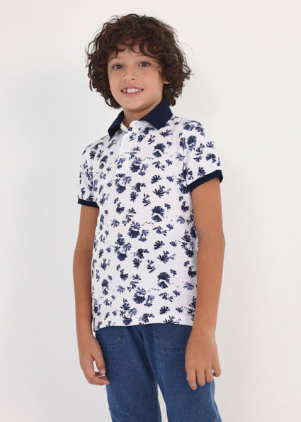 Polo à fleurs