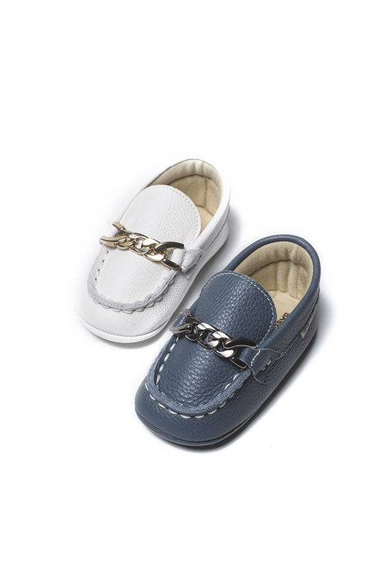 Mocassins blancs