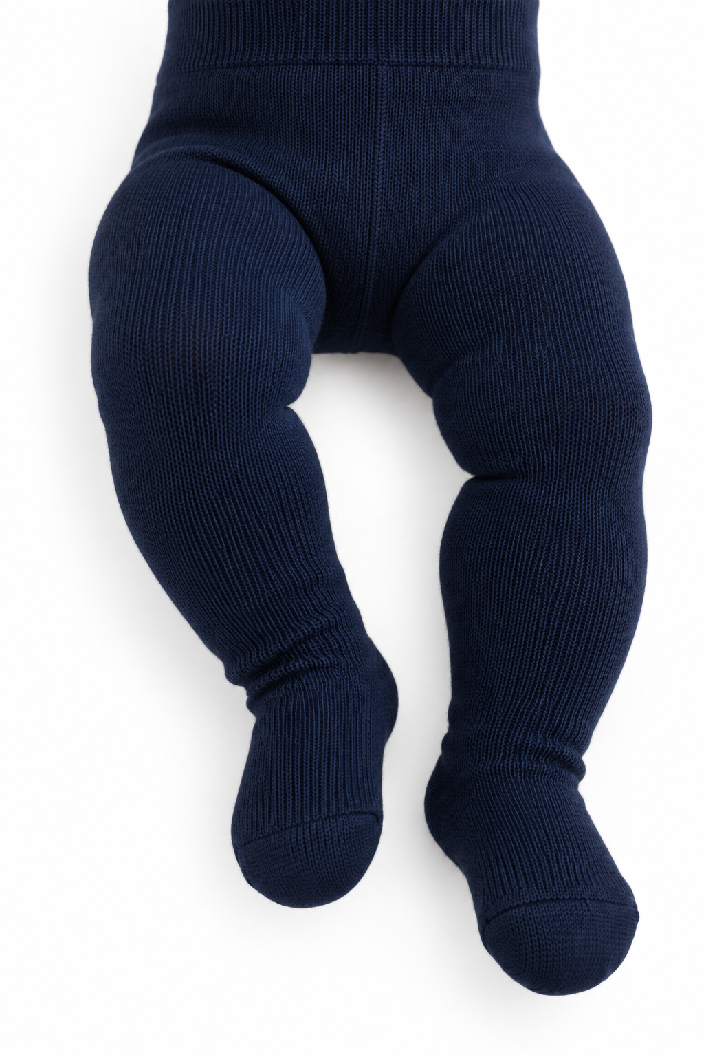 Collants bleu foncé en laine